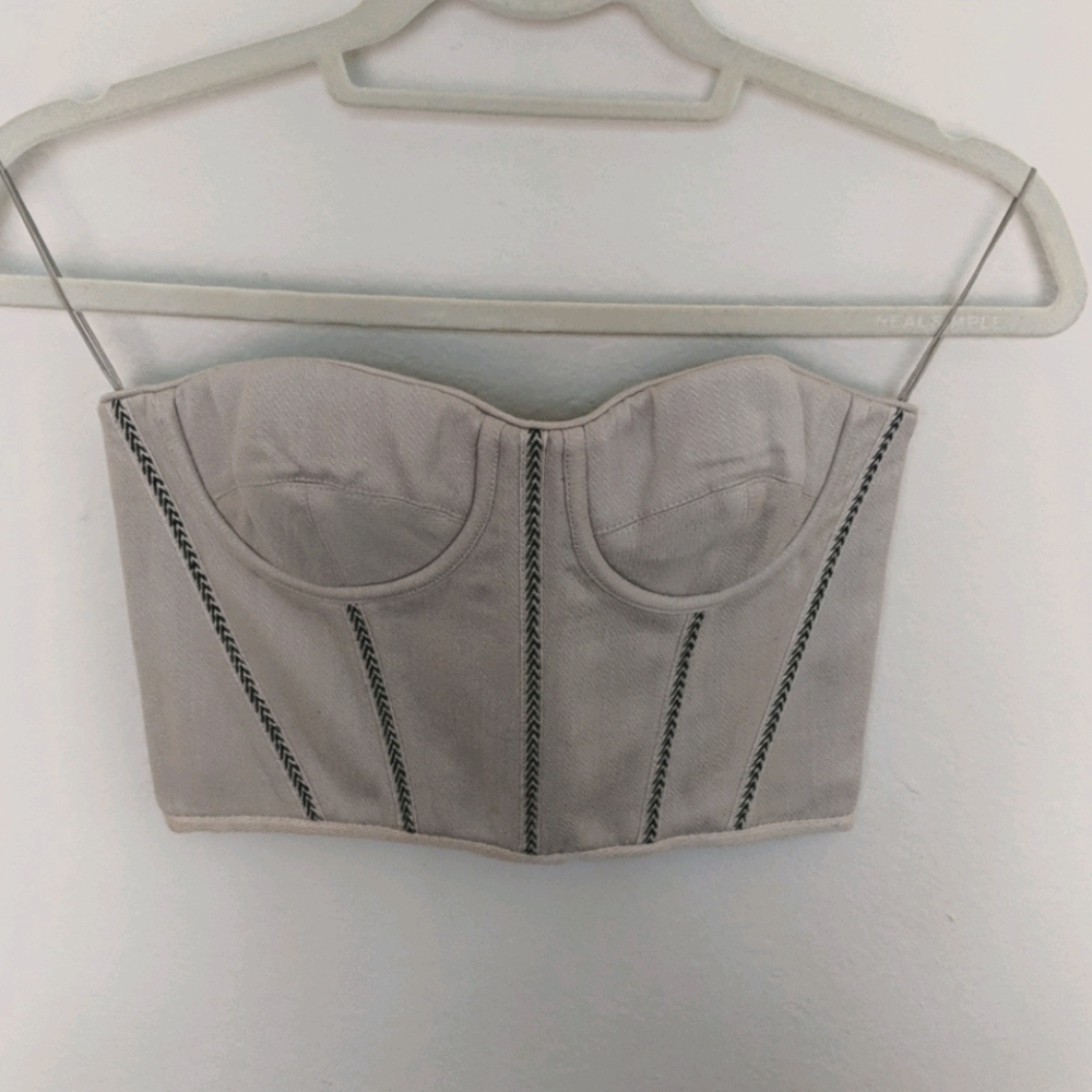 Matthew Williamson cropped bustier top NWOT